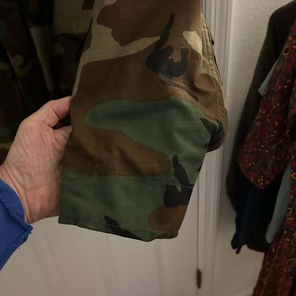 Camo Cold Weather Field Jacket Men’s Size Large Regular - Picture 6 of 8